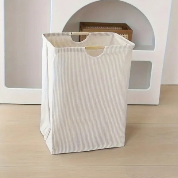 Beige Laundry Basket - Picture 1 of 4
